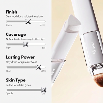 Skavix™ 💖2-in-1 Color-Changing Foundation Stick 💕Your New Go-To for Instant Flawless Coverage ✨