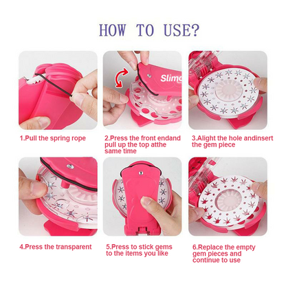 🔥【LAST DAY SALE】🔥 ✨Multipurpose Innovative Gem Stapler - 180 Diamond Pack✨