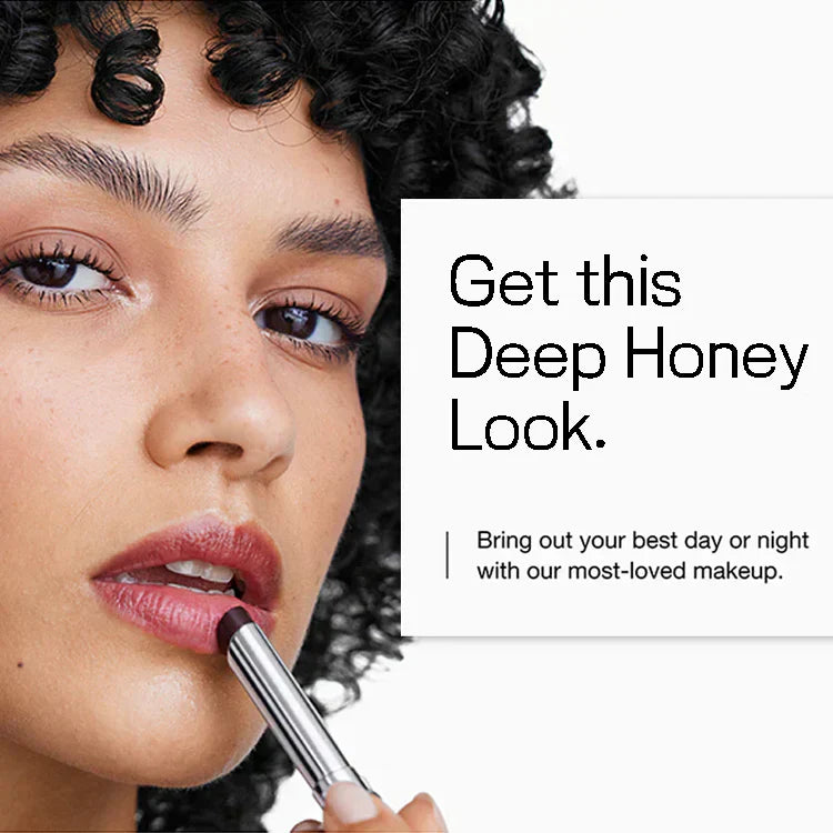 Black Friday 50% OFF: Slimoly™ Deep Honey Lip & Eye Bundle - Nearly Lipstick Deep Honey + Bold Volume Mascara Honey