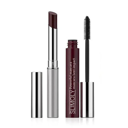 Black Friday 50% OFF: Slimoly™ Deep Honey Lip & Eye Bundle - Nearly Lipstick Deep Honey + Bold Volume Mascara Honey