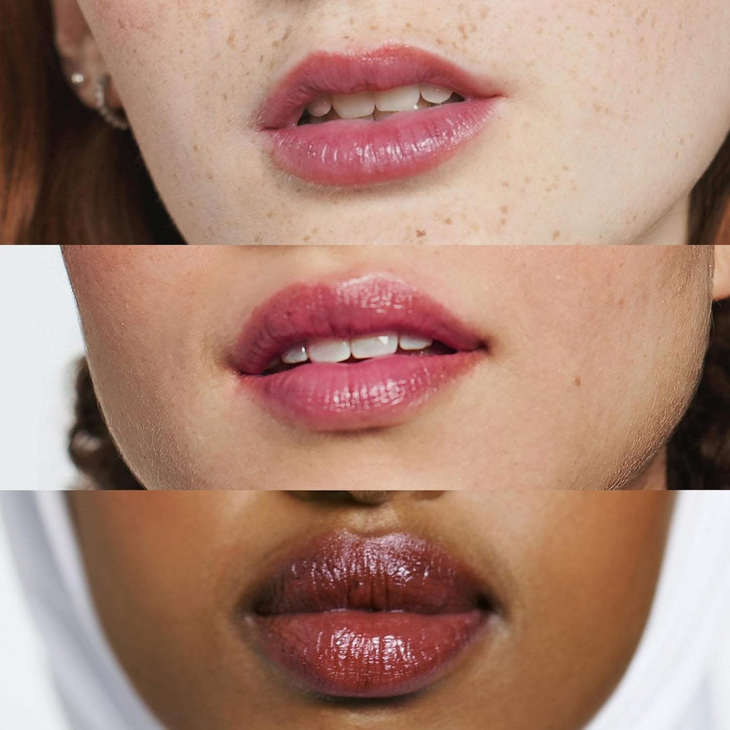 Slimoly™ Sheer Tinted Lip Balm in 3 Iconic Shades: Deep Honey, Pink, and Nude Honey | Sheer + Lightweight